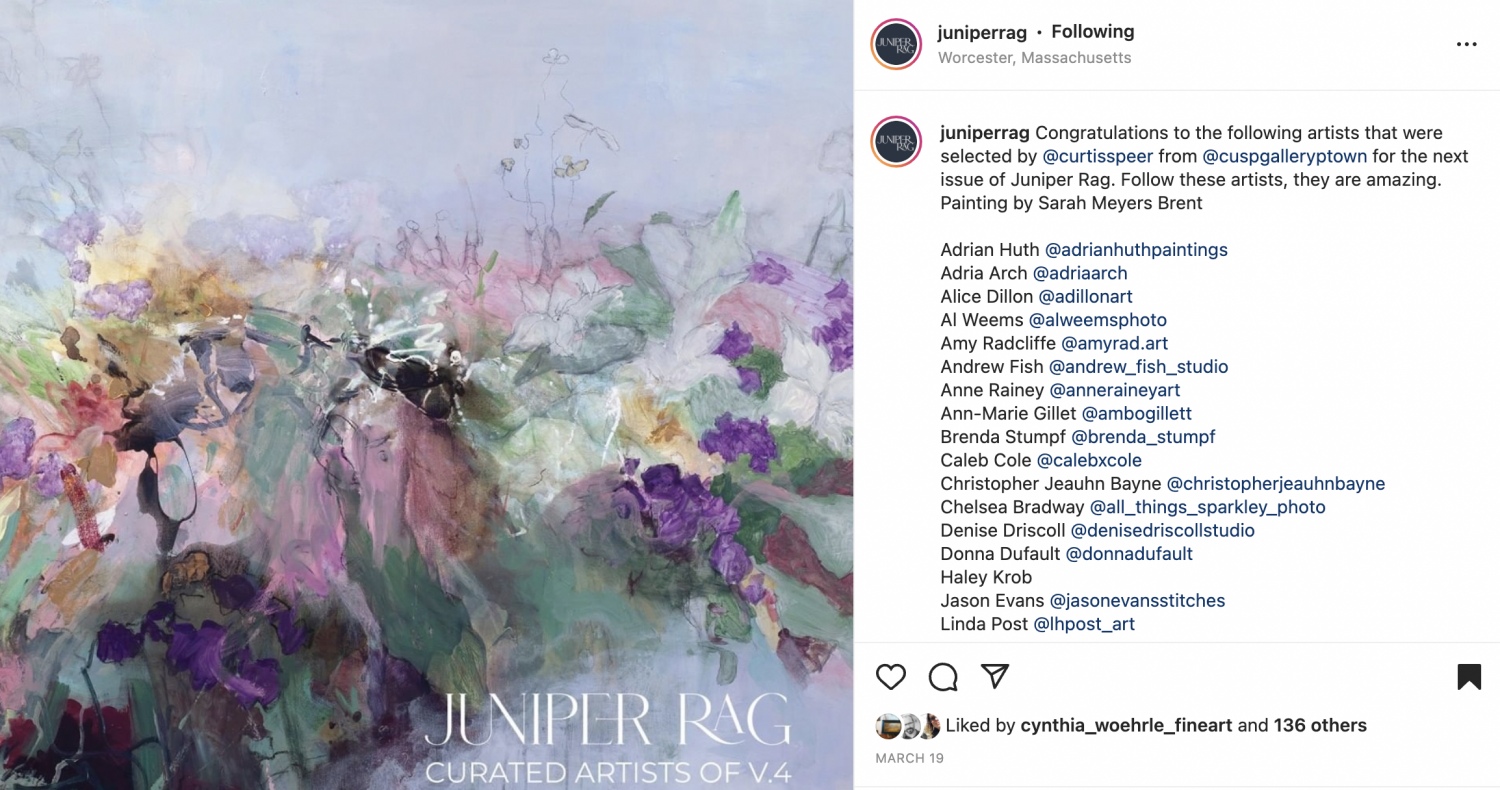 Juniper Rag Post Accepting Donna Dufault Submissions