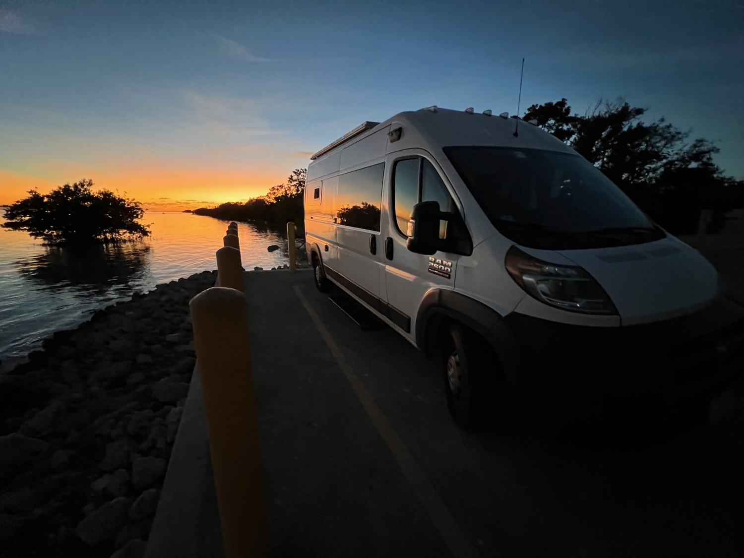 Wandertogs Van in the Florida Keyes