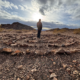 Scott standing in Rock Maze